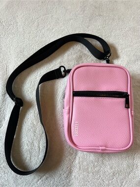 Brixley Leather Piggy Pink Crossbody Convertible Bag